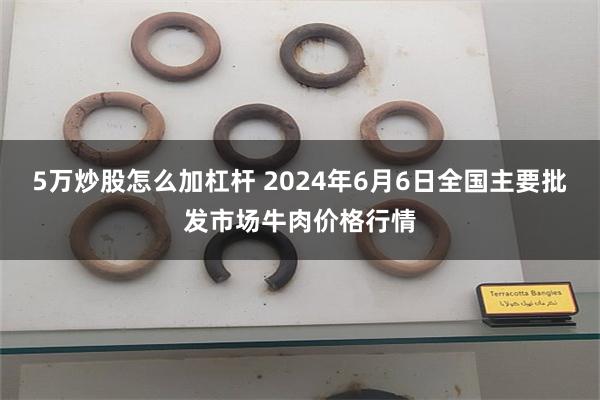 5万炒股怎么加杠杆 2024年6月6日全国主要批发市场牛