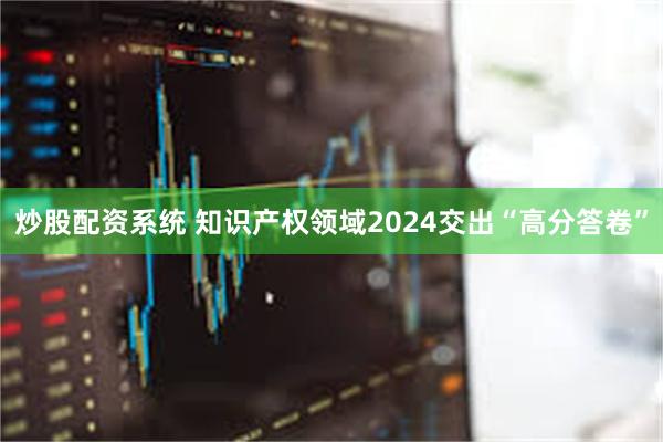 炒股配资系统 知识产权领域2024交出“高分答卷”